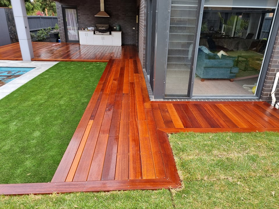 Merbau Pool Side Deck
