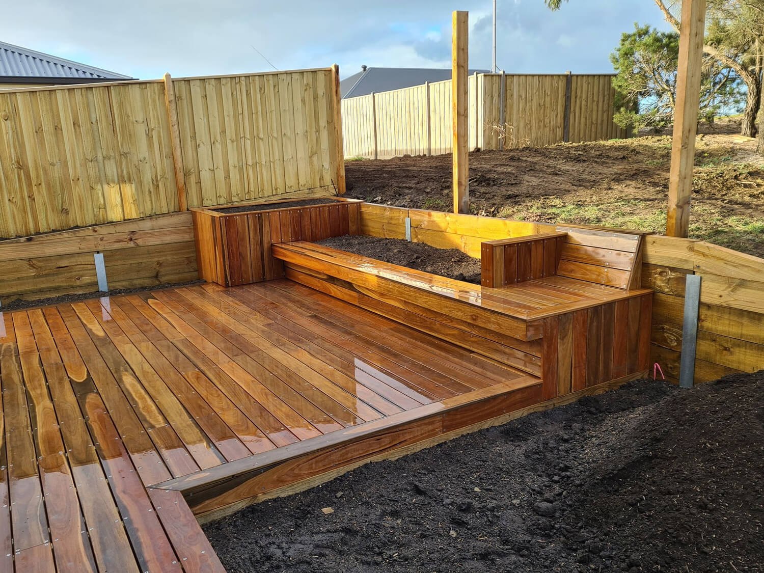 Spotted Gum Alfresco with Seating
